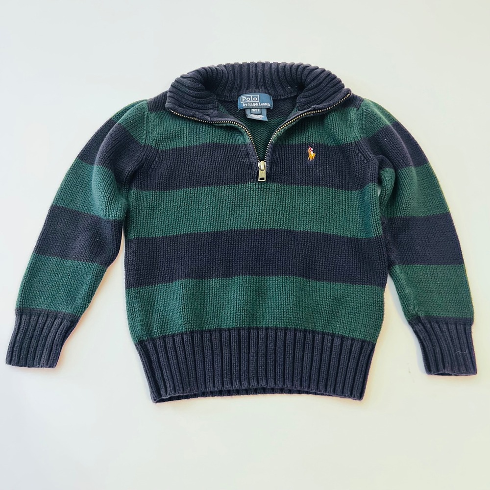 Polo Ralph Lauren Boys Striped Knit Sweater 3T